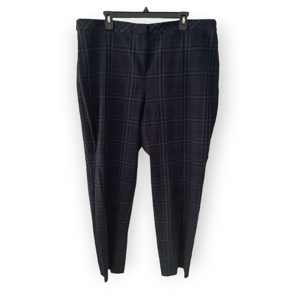 J. Jill Stretch Plaid Pants Sz 20 EUC